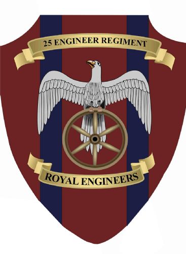 25 Engineer Regiment Plaque
